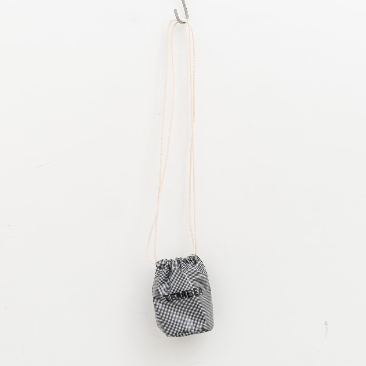 TEMBEA｜GAME POUCH MINI（GINGHAM SMALL BLACK）