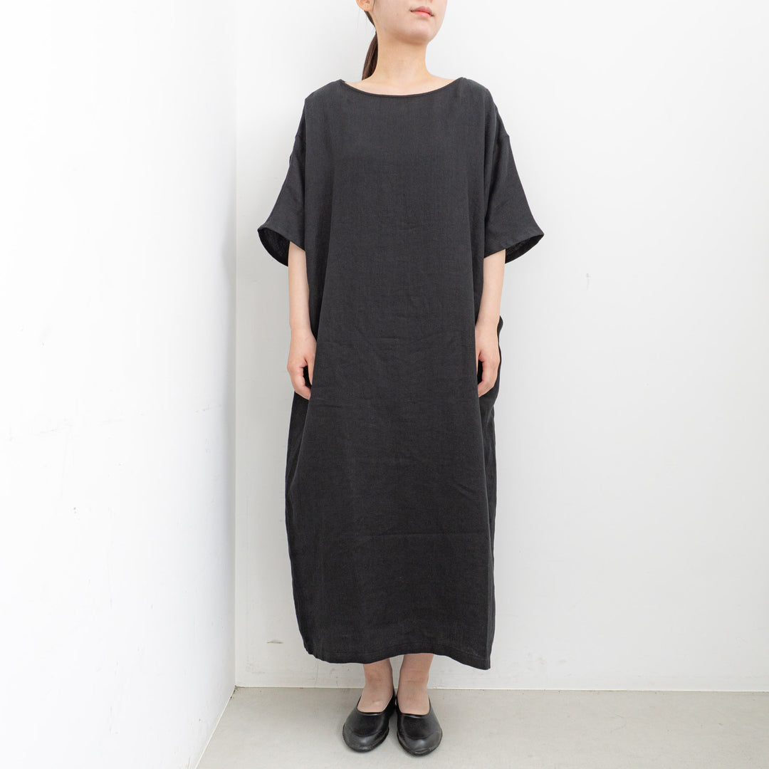 evam eva/　linen dolman one-piece E251T229