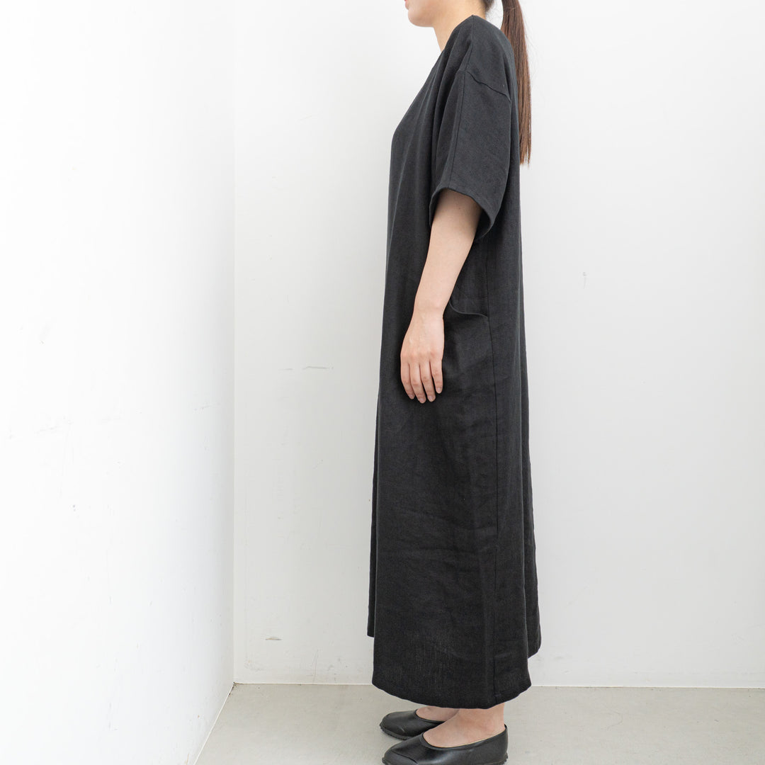 evam eva/　linen dolman one-piece E251T229