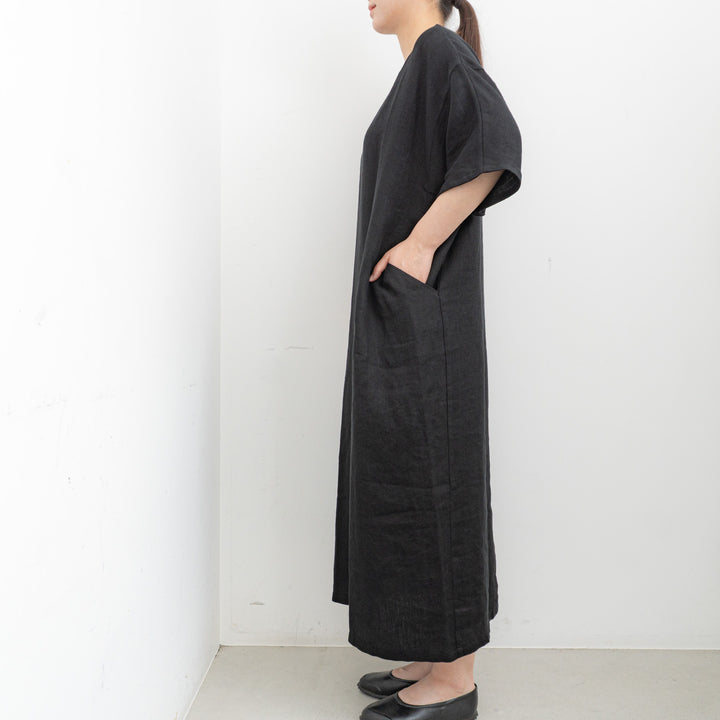 evam eva/　linen dolman one-piece E251T229