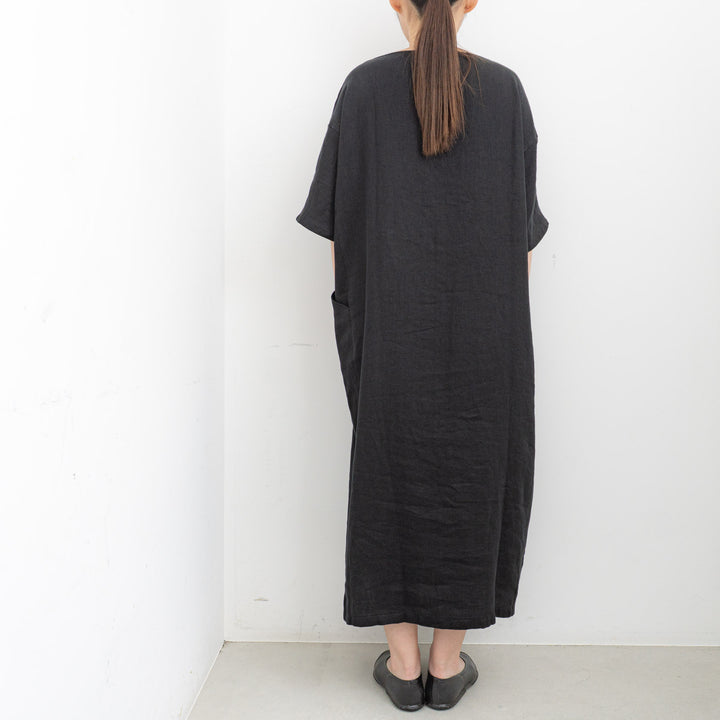 evam eva/　linen dolman one-piece E251T229