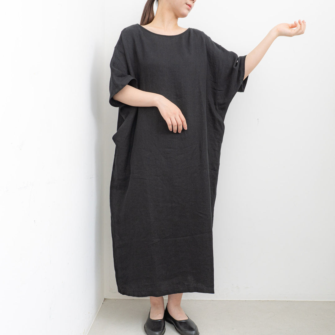 evam eva/　linen dolman one-piece E251T229