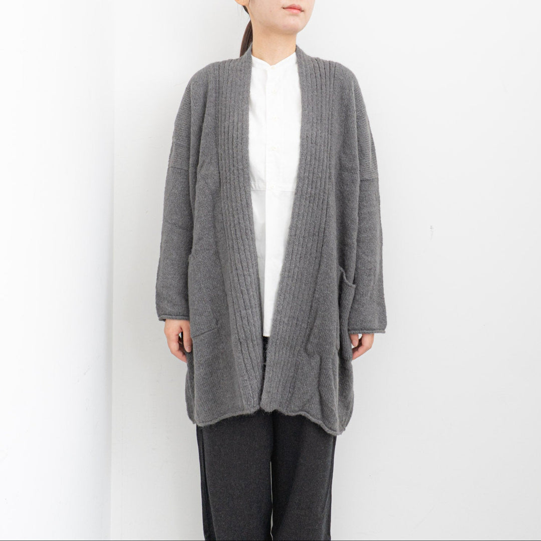 evam eva/　alpaca wool robe E233K144