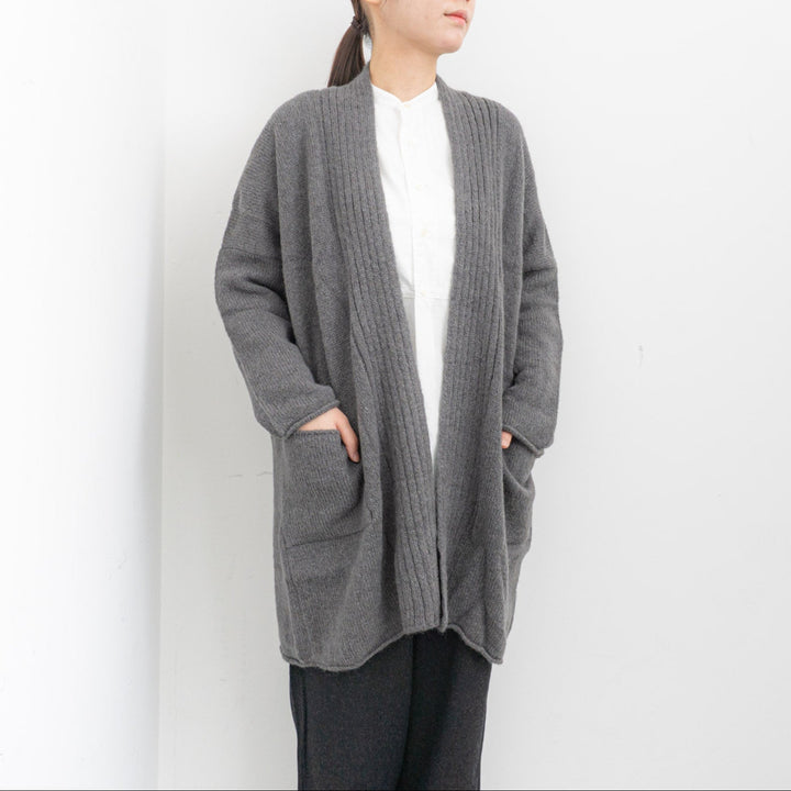 evam eva/　alpaca wool robe E233K144