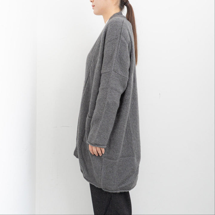 evam eva/　alpaca wool robe E233K144