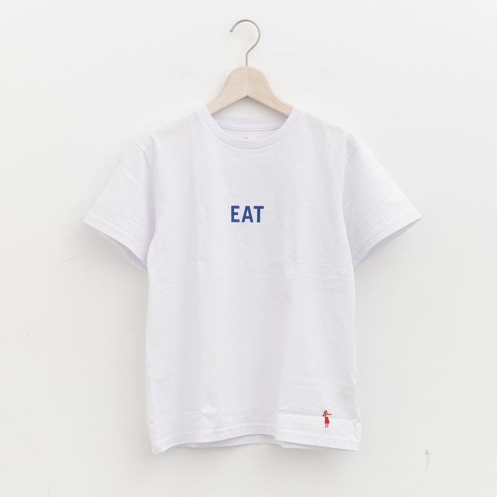 SUNSHINE CLOUD｜UNISEX　grown in the sun Tシャツ EAT-RICE col.white