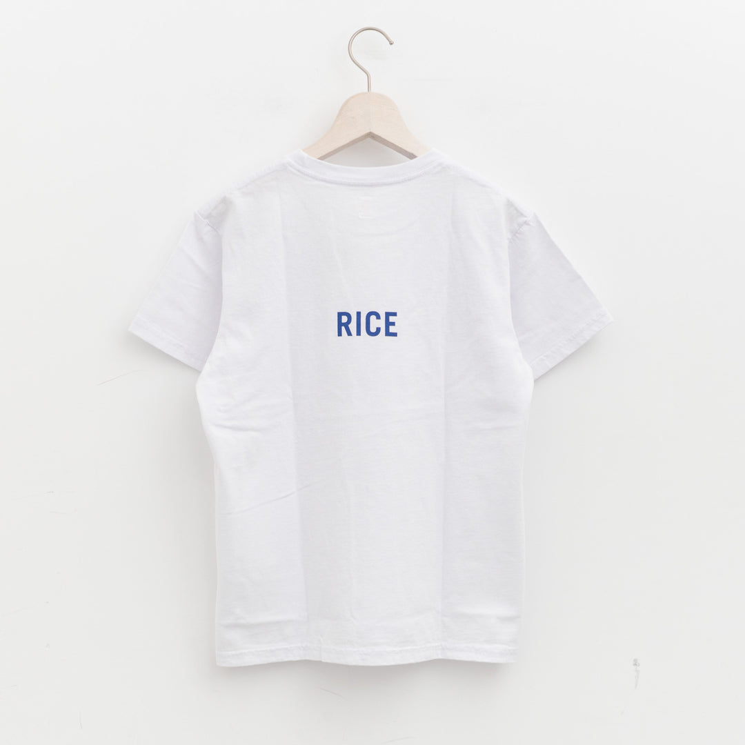 SUNSHINE CLOUD｜UNISEX　grown in the sun Tシャツ EAT-RICE col.white