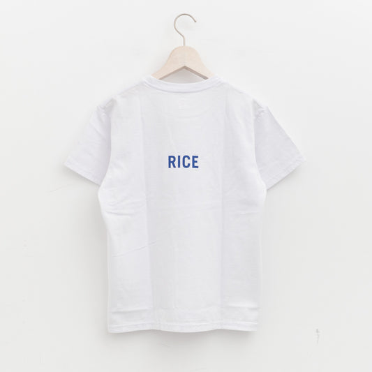 SUNSHINE CLOUD｜UNISEX　grown in the sun Tシャツ EAT-RICE col.white