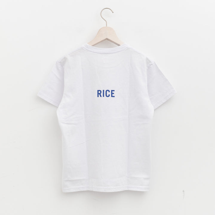 SUNSHINE CLOUD｜UNISEX　grown in the sun Tシャツ EAT-RICE col.white