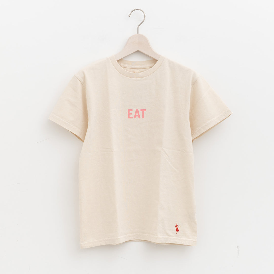SUNSHINE CLOUD｜UNISEX　grown in the sun Tシャツ EAT-RICE col.off white
