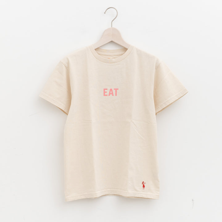SUNSHINE CLOUD｜UNISEX　grown in the sun Tシャツ EAT-RICE col.off white