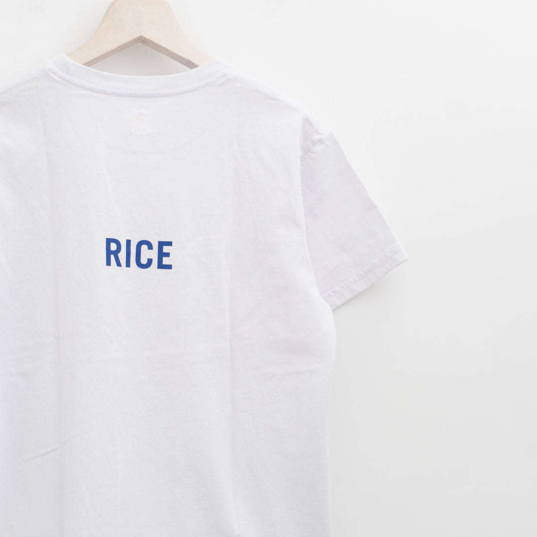 SUNSHINE CLOUD｜UNISEX　grown in the sun Tシャツ EAT-RICE col.white