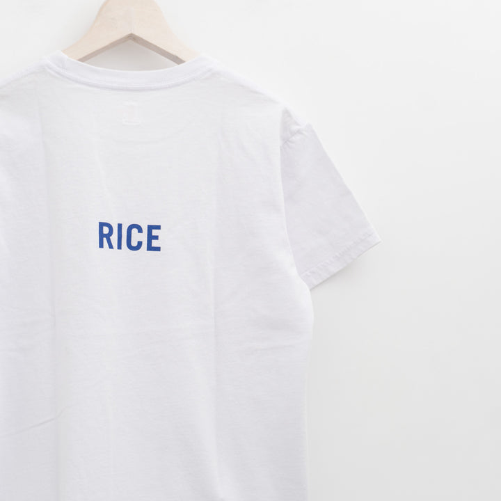 SUNSHINE CLOUD｜UNISEX　grown in the sun Tシャツ EAT-RICE col.white