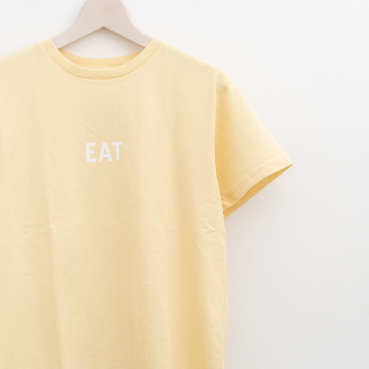 SUNSHINE CLOUD｜UNISEX　grown in the sun Tシャツ EAT-RICE col.lemon