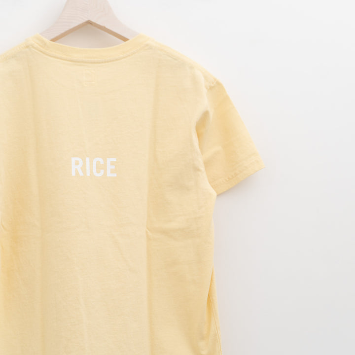 SUNSHINE CLOUD｜UNISEX　grown in the sun Tシャツ EAT-RICE col.lemon