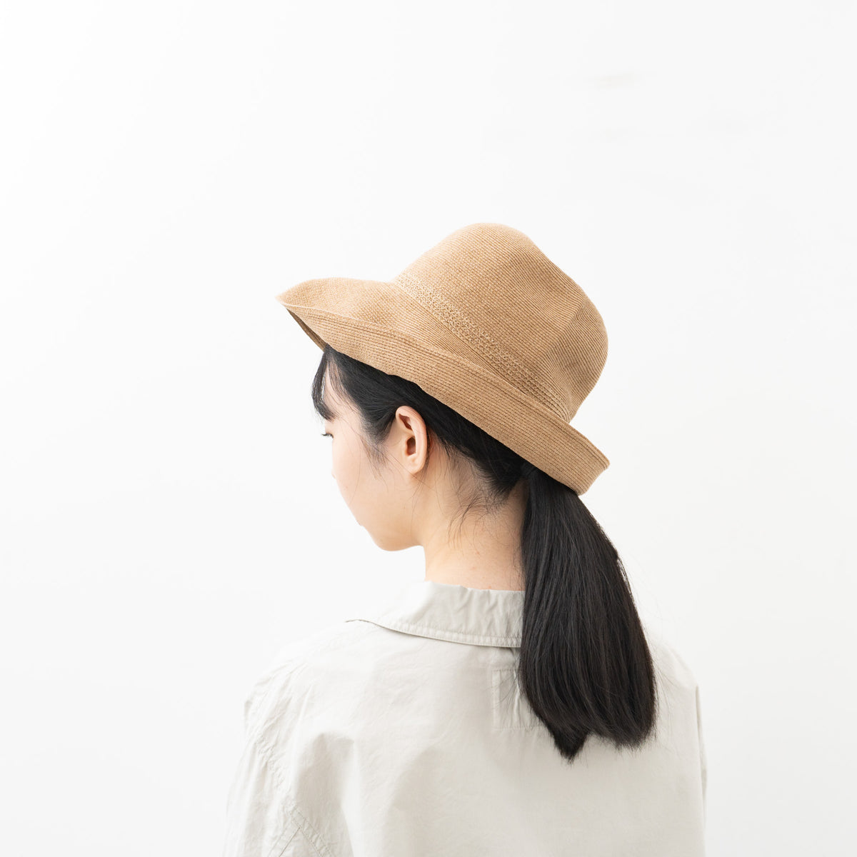 2026SS mature ha.｜WP paper braid hat switch wide MPB1-02W-D