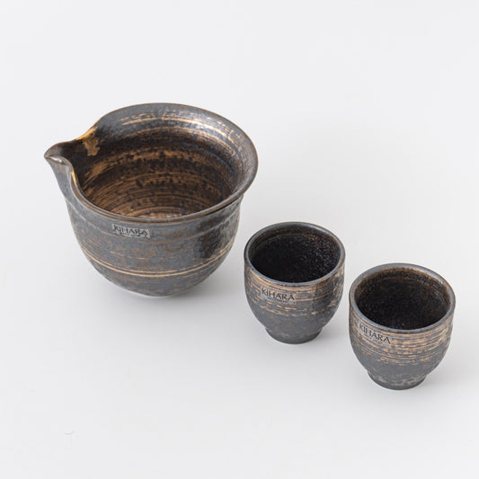KIHARA｜晶金かすり　酒器セット