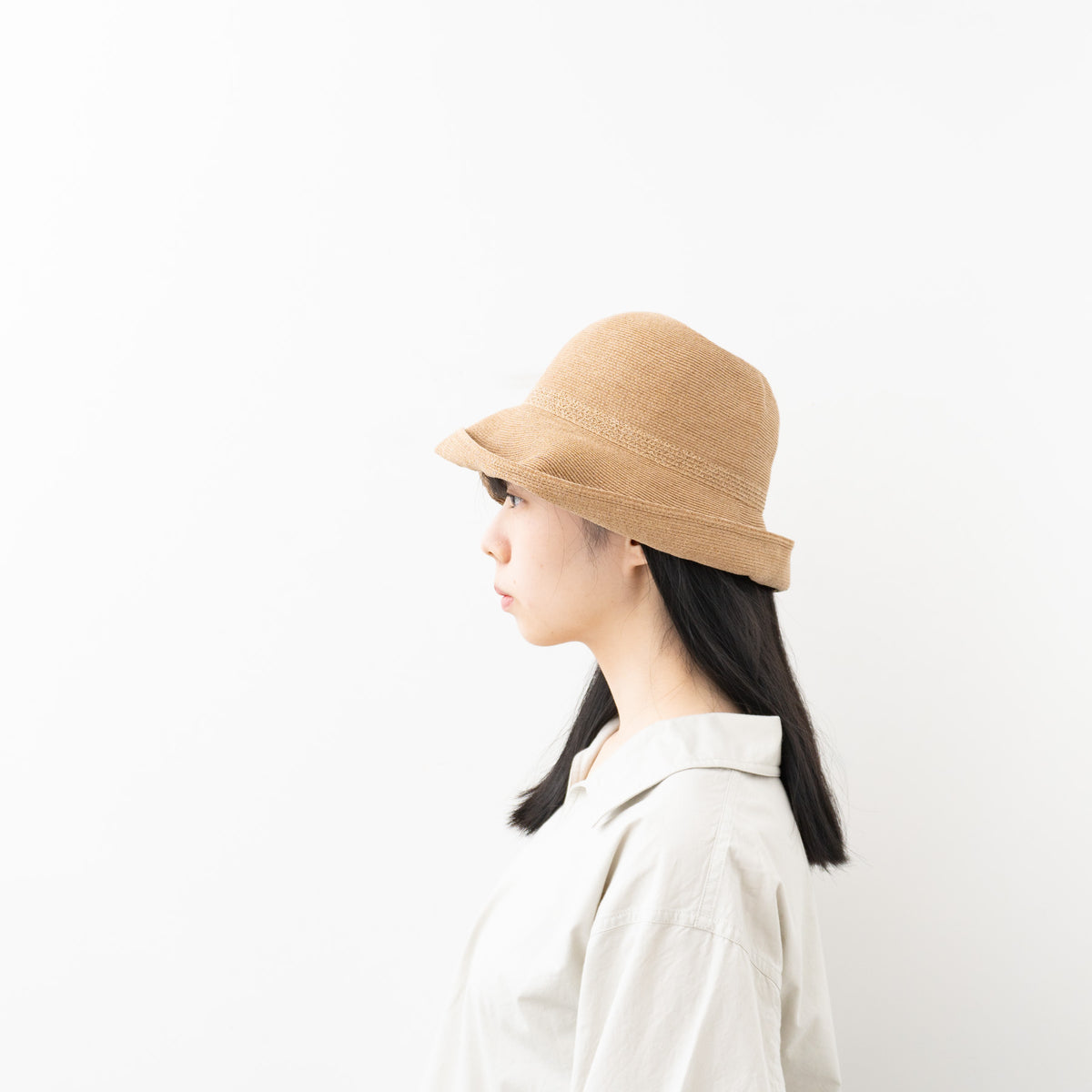 2026SS mature ha.｜WP paper braid hat switch wide MPB1-02W-D