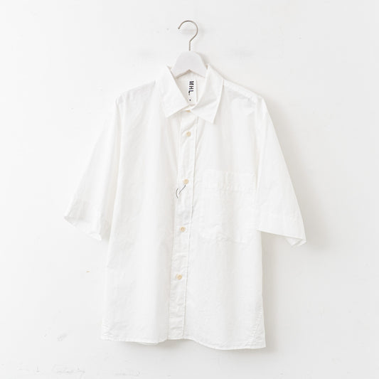 MHL.｜MEN　COTTON RAMIE POPLIN 5965150517-suomi