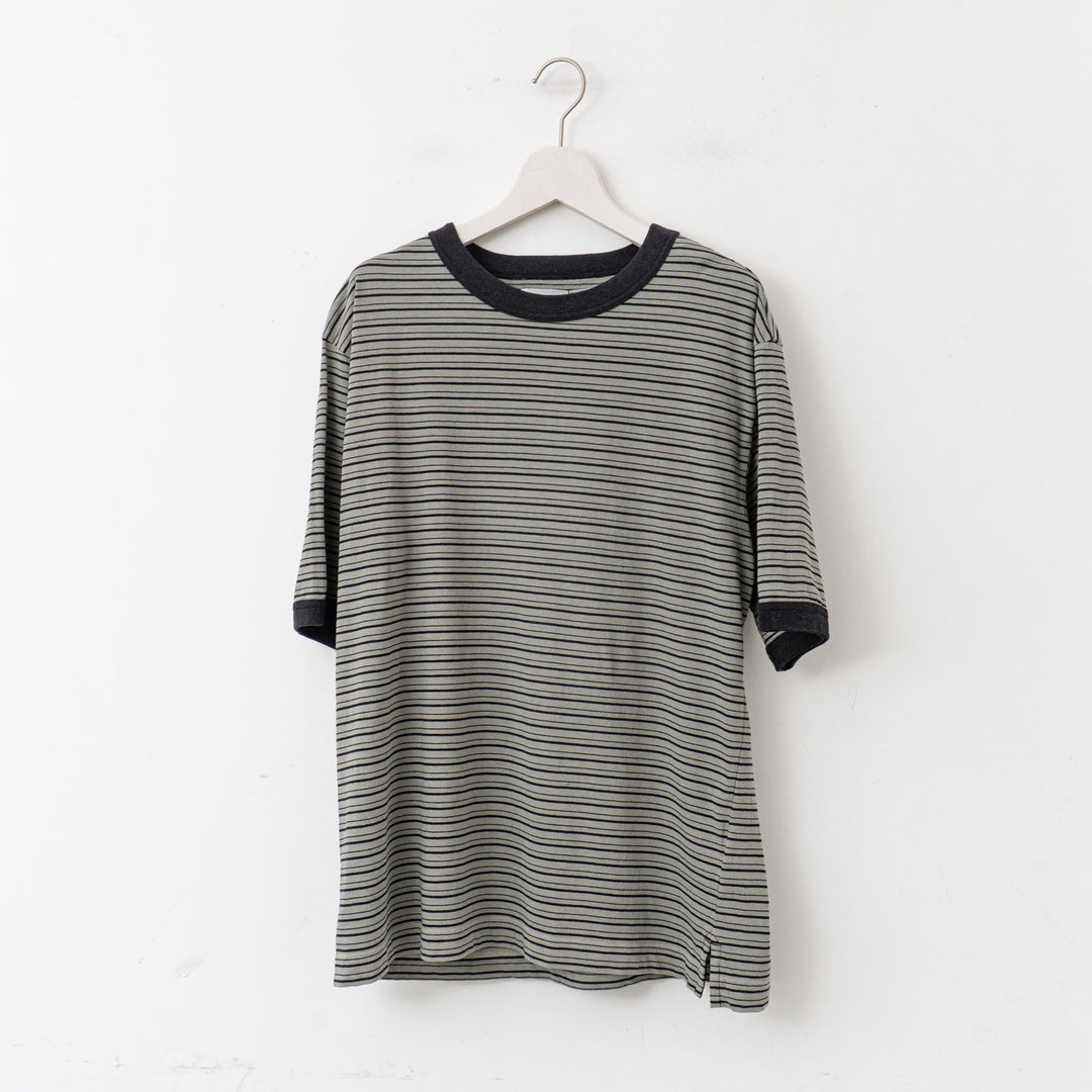MHL. /MEN　 COTTON LINEN STRIPE JERSEY 5965166511