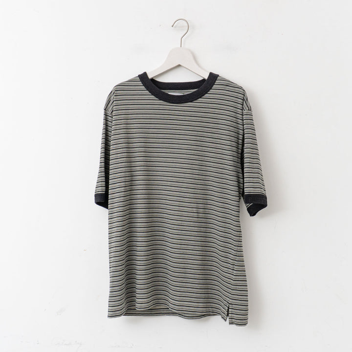 MHL. /MEN　 COTTON LINEN STRIPE JERSEY 5965166511