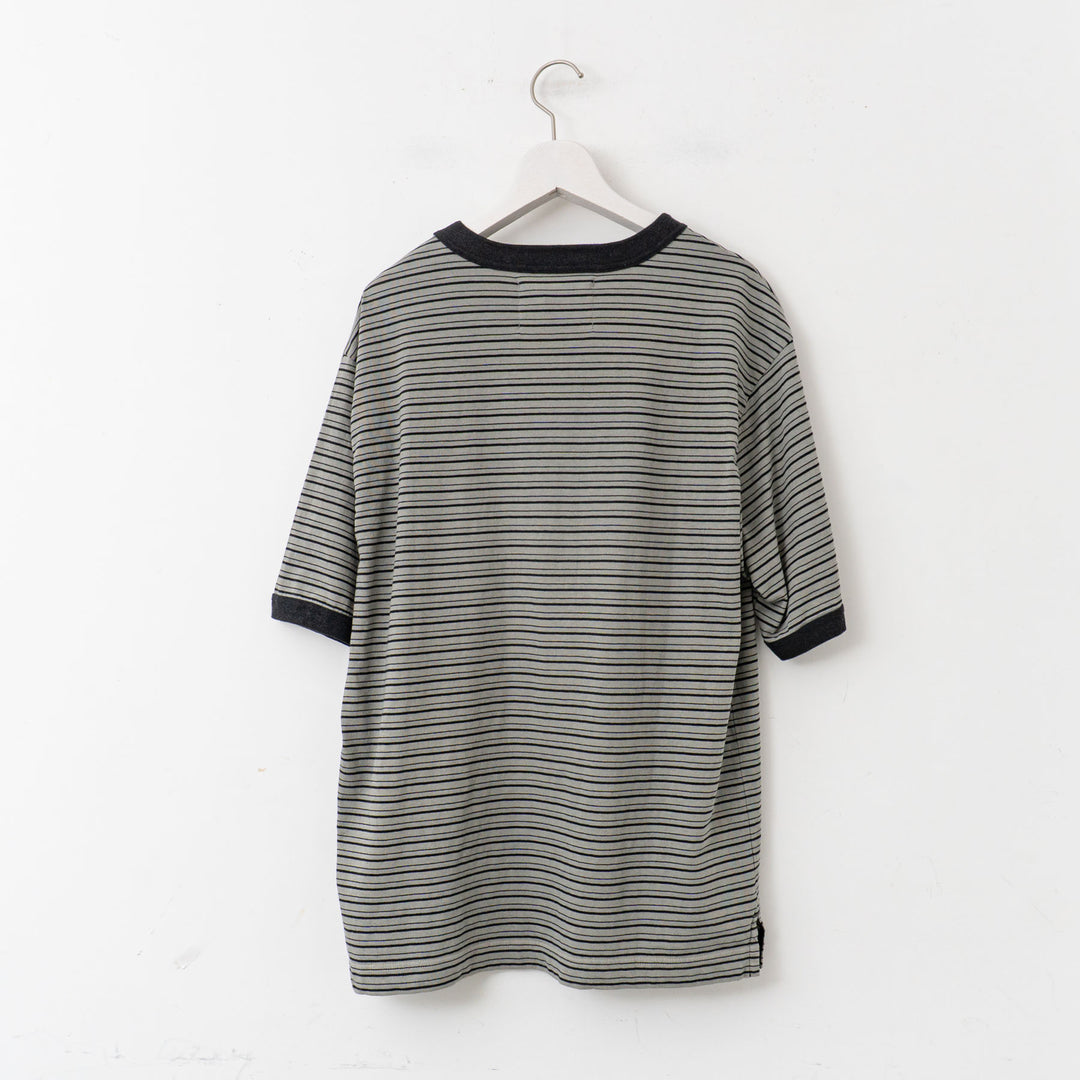 MHL. /MEN　 COTTON LINEN STRIPE JERSEY 5965166511