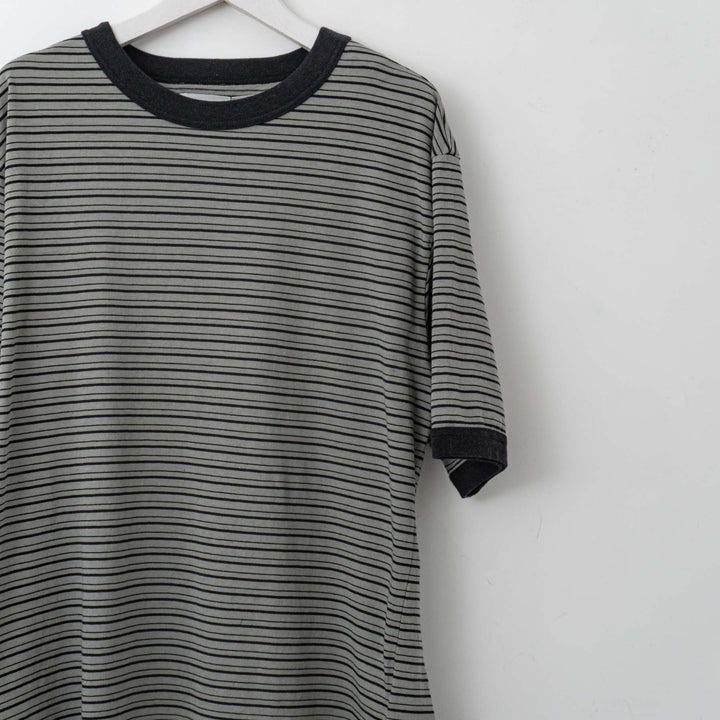 MHL. /MEN　 COTTON LINEN STRIPE JERSEY 5965166511