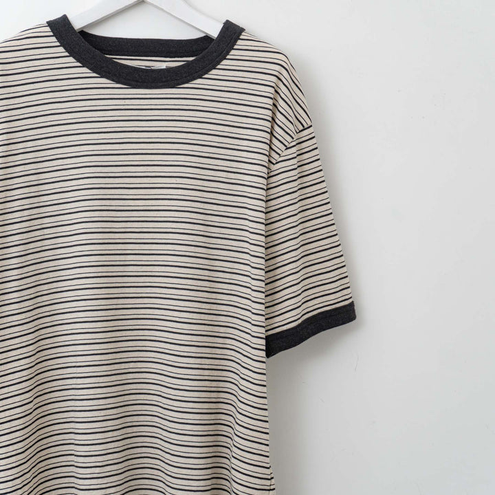 MHL. /MEN　 COTTON LINEN STRIPE JERSEY 5965166511