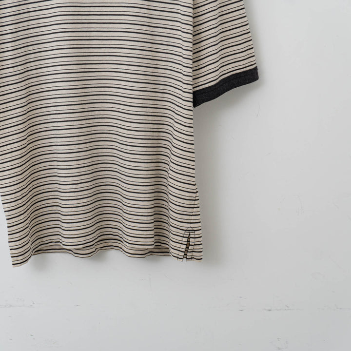 MHL. /MEN　 COTTON LINEN STRIPE JERSEY 5965166511