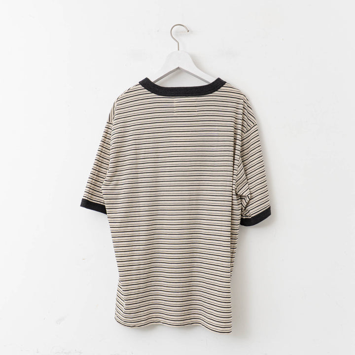 MHL. /MEN　 COTTON LINEN STRIPE JERSEY 5965166511