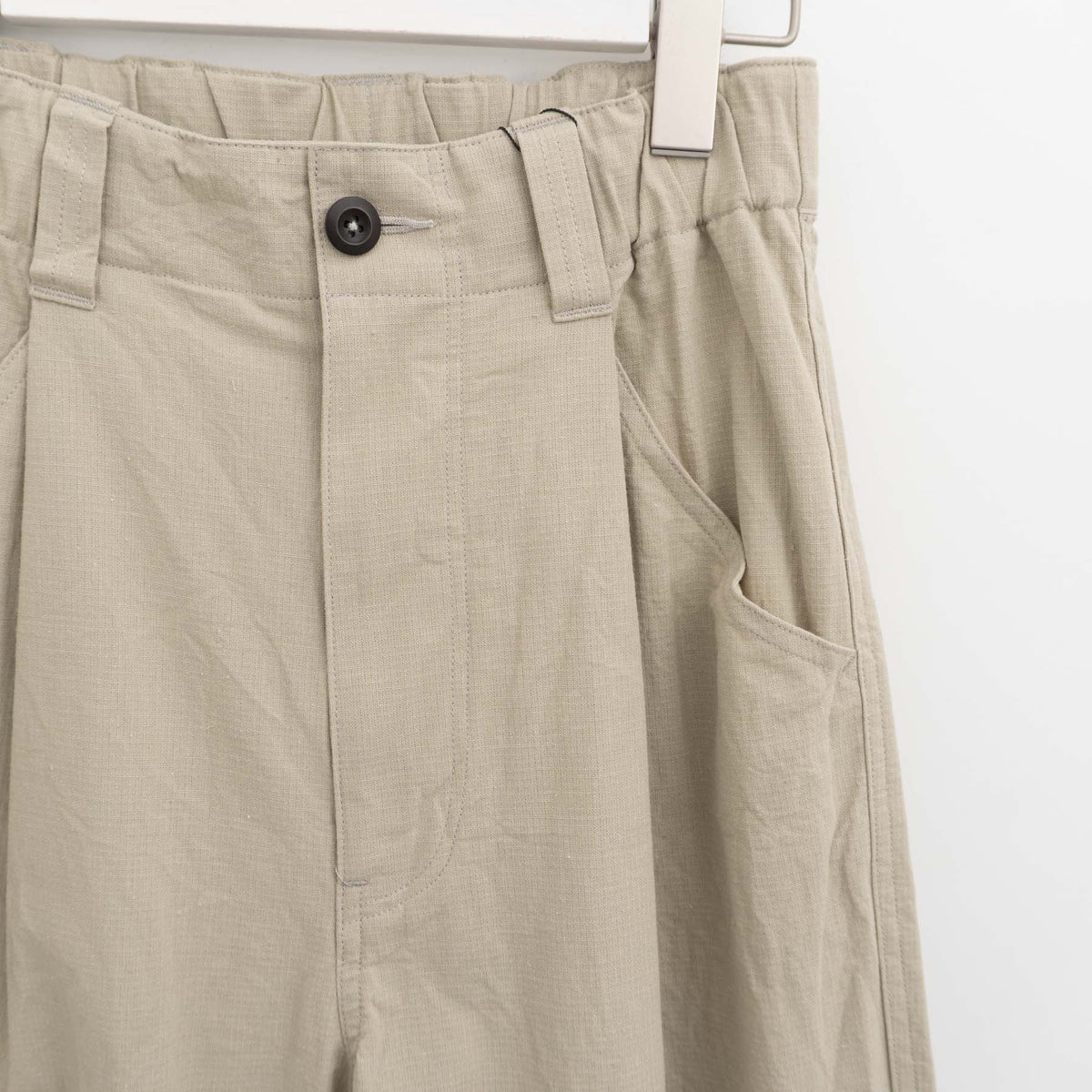 MHL.｜WOMEN　COTTON LINEN TINY RIPSTOP TROUSERS 595-6240200 -suomi