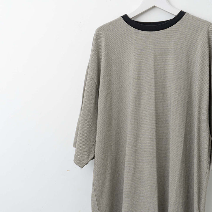 KAPTAIN SUNSHINE/　Hard Twisted Stripe Jersey S/S Tee