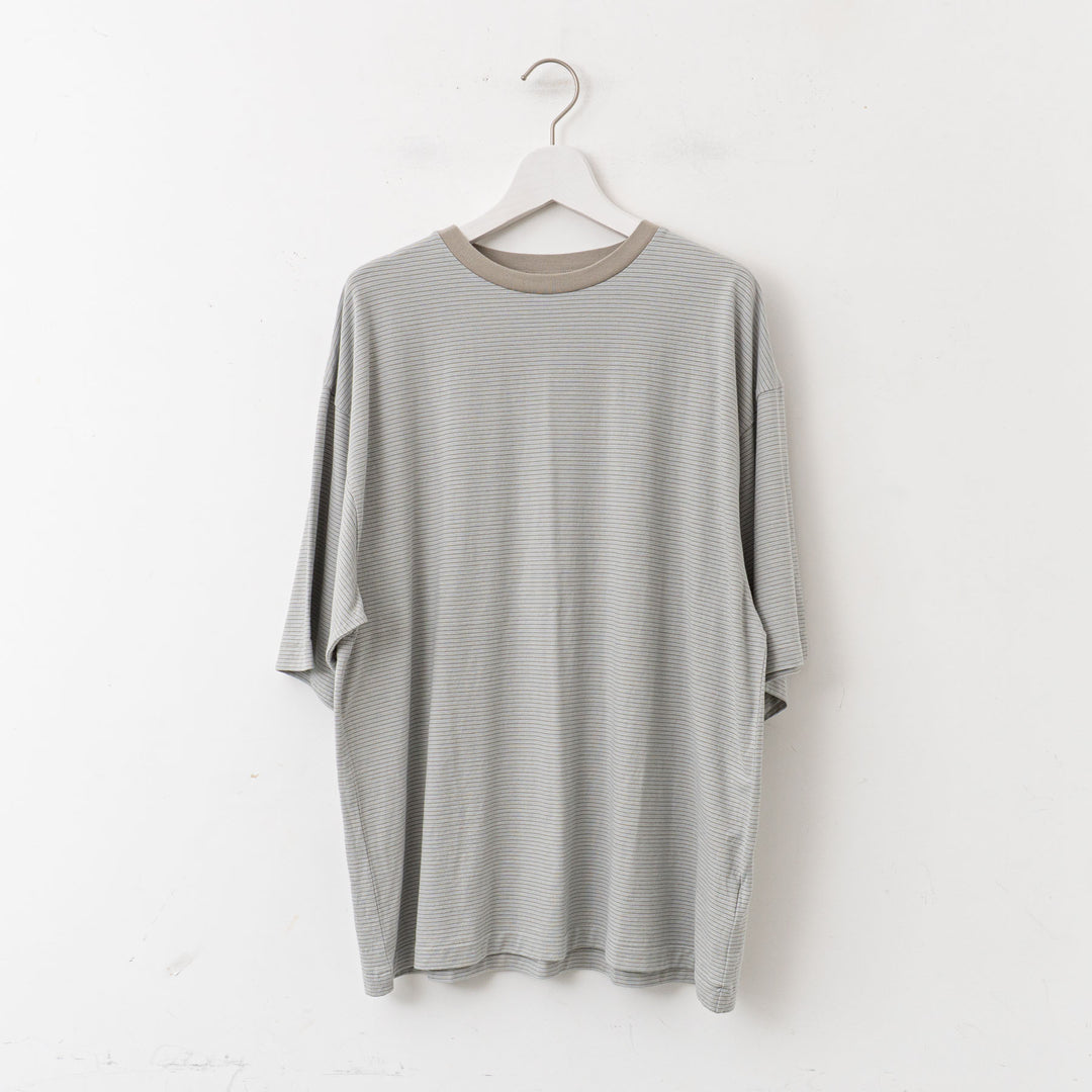 KAPTAIN SUNSHINE/　Hard Twisted Stripe Jersey S/S Tee