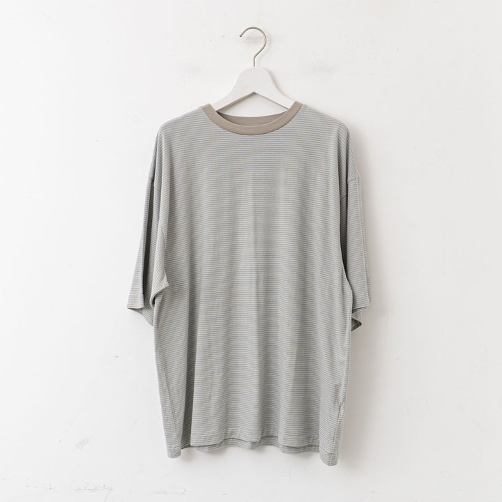 KAPTAIN SUNSHINE/　Hard Twisted Stripe Jersey S/S Tee