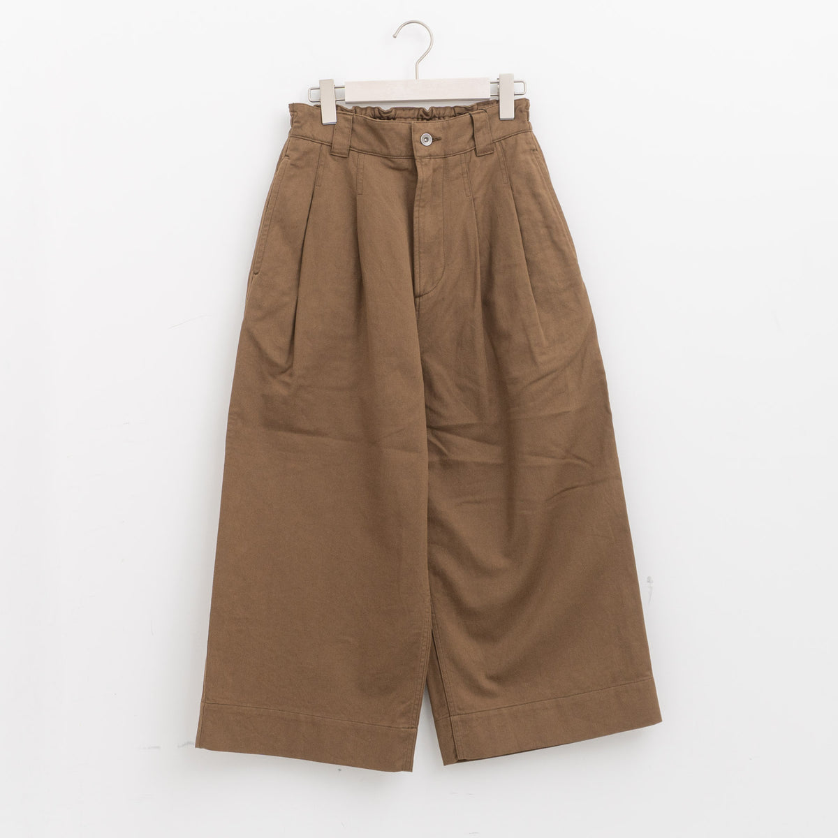 MHL.｜WOMEN　RECYCLE COTTON DRILL TROUSERS 595-6243200 -suomi（051.TAN）