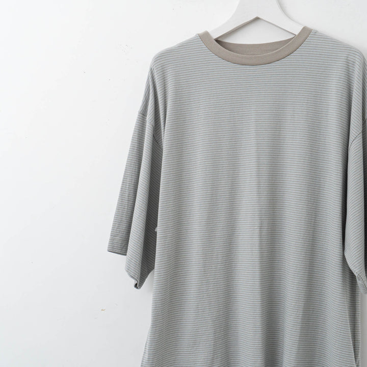 KAPTAIN SUNSHINE/　Hard Twisted Stripe Jersey S/S Tee