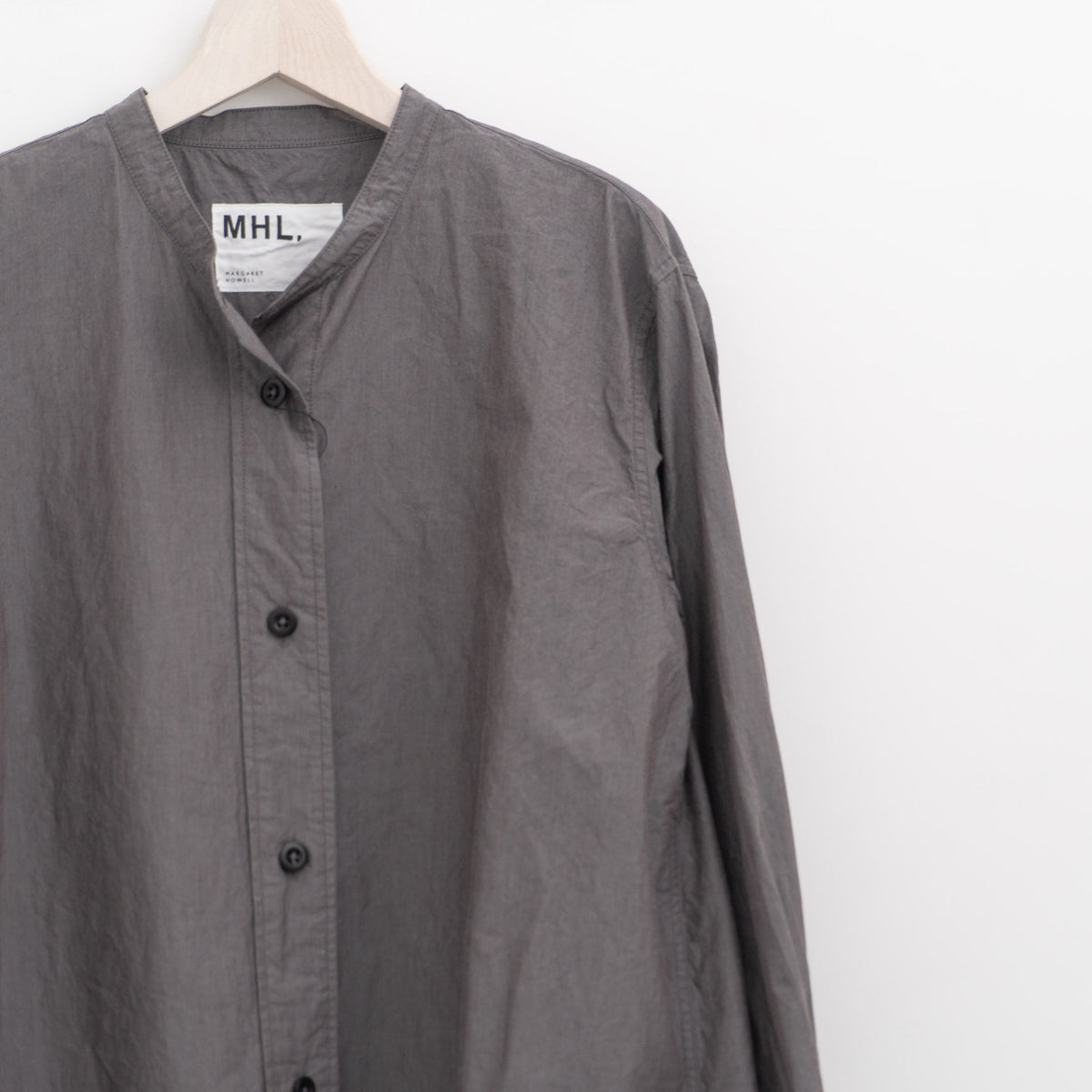 MHL.｜WOMEN　END ON END WEAVE COTTON SHIRT 595-6253200-suomi