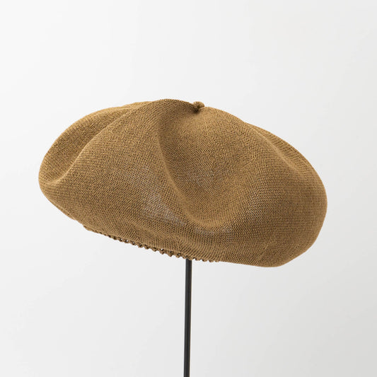 2026SS mature ha.｜beret top gather big silk MSK-2001-D（cafe(D)）