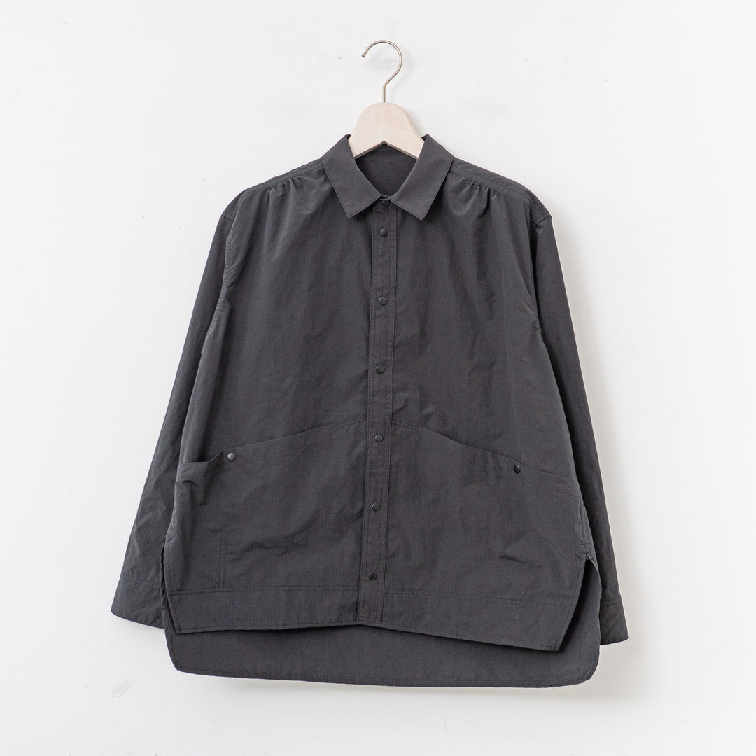 ASEEDONCLÖUD/WOMEN　HW handsfree shirt col.black 251610