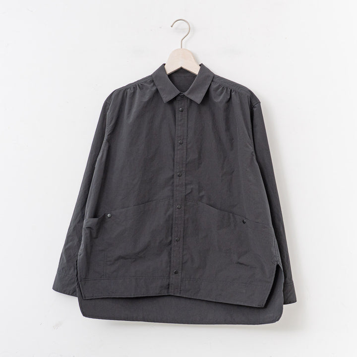 ASEEDONCLÖUD/WOMEN　HW handsfree shirt col.black 251610