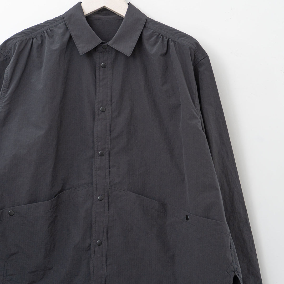 ASEEDONCLÖUD/WOMEN　HW handsfree shirt col.black 251610