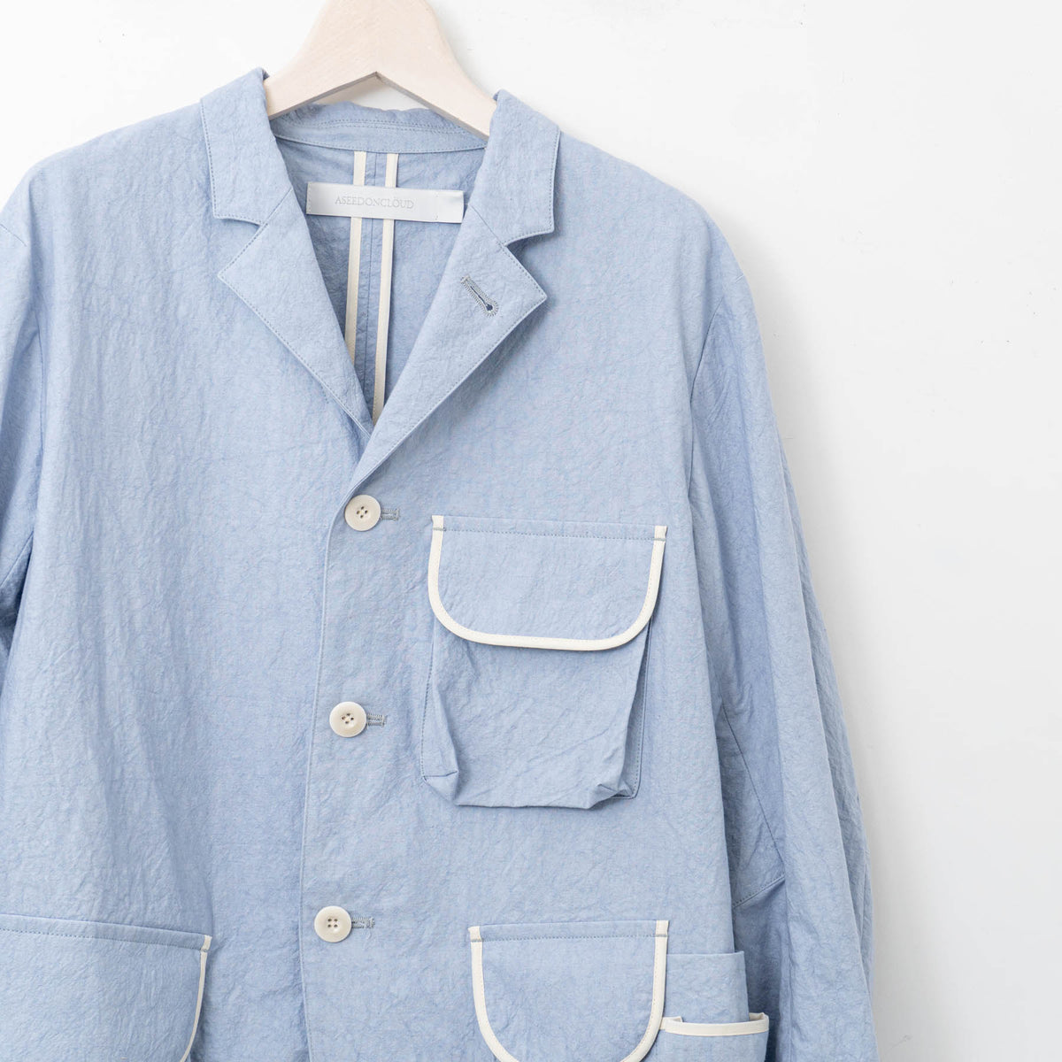 【SALE】ASEEDONCLÖUD｜family traditions jacket col.light blue 251202-H