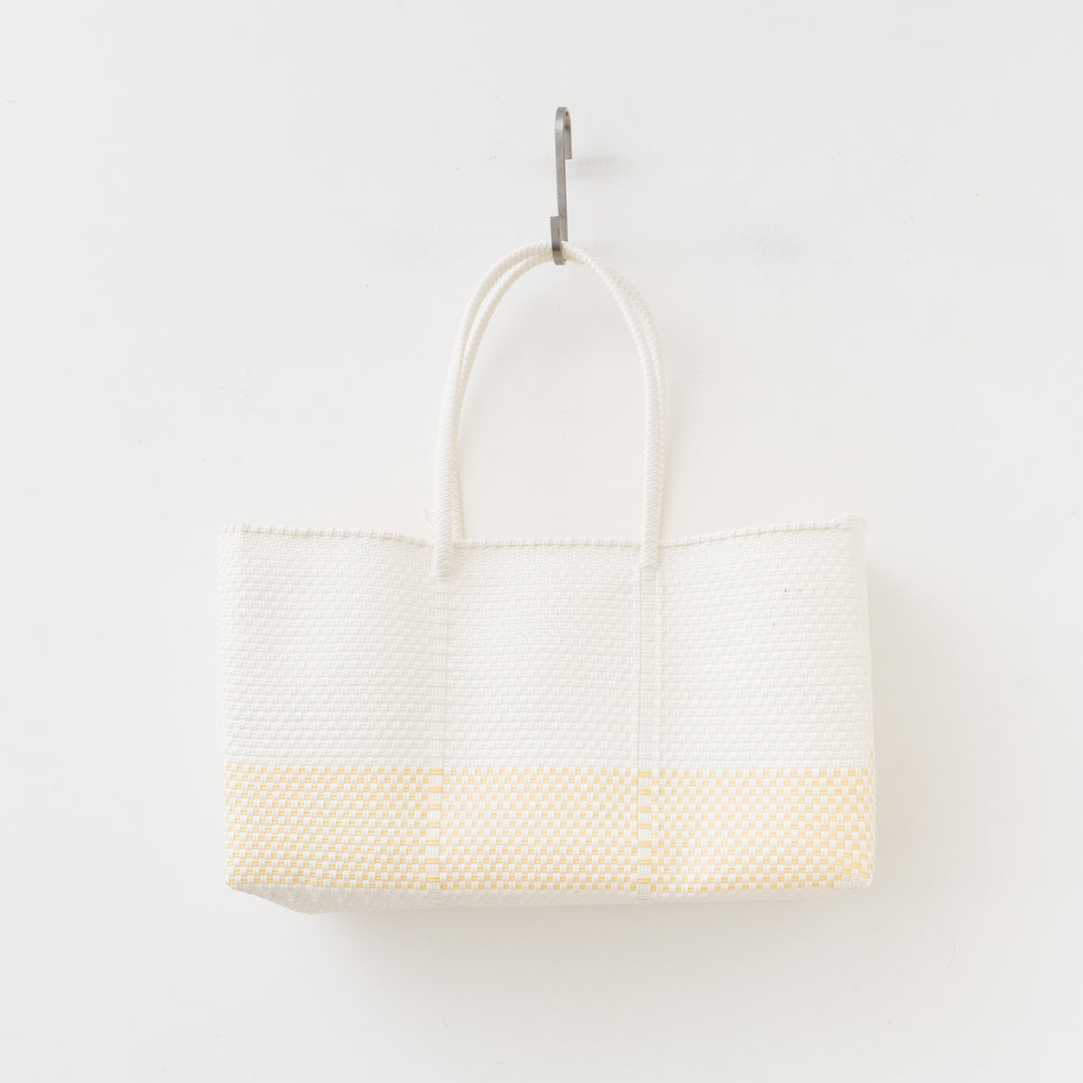 Cilantron｜MERCADO BAG size:M（WHITE×BEIGE）