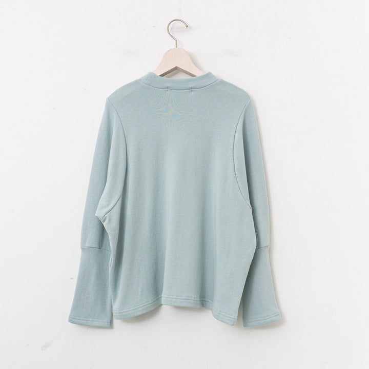 homspun/WOMEN　ムラ毛裏糸長袖プルオーバー　251-6546