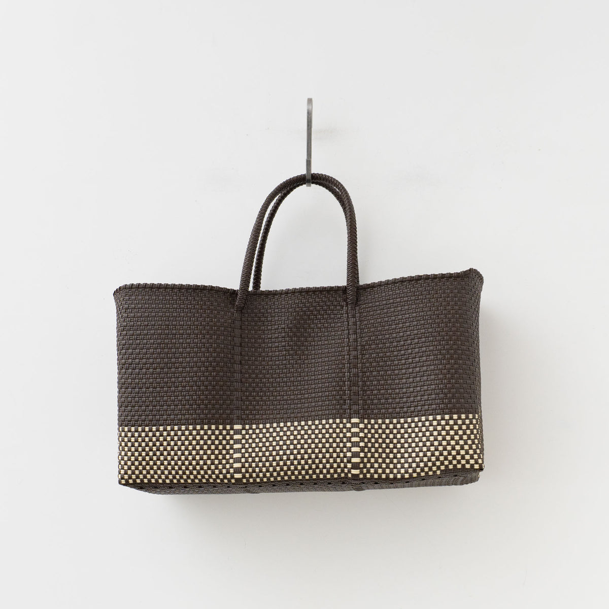 Cilantron｜MERCADO BAG size:M（GRAY×BEIGE）