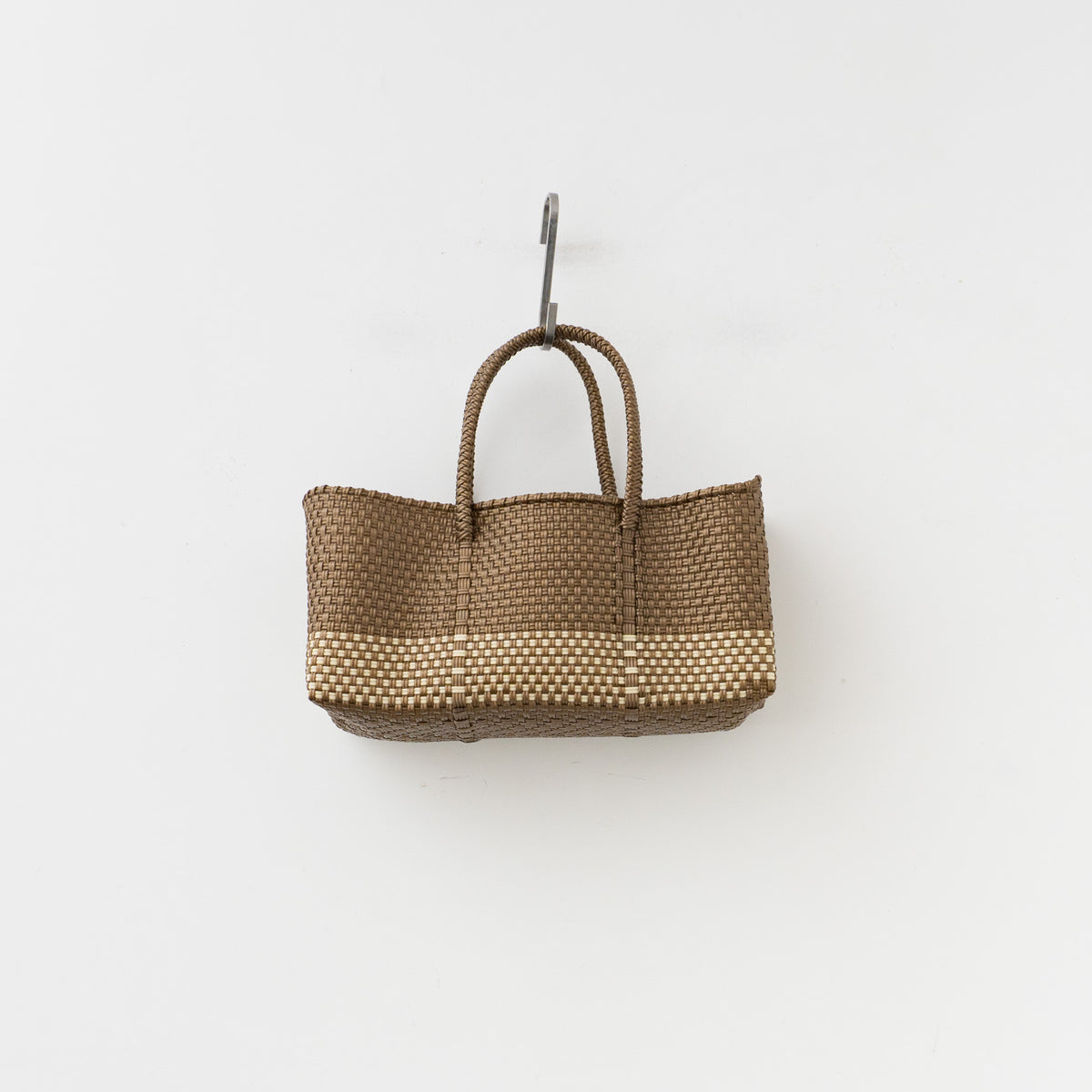 Cilantron｜MERCADO BAG size:S（GRAY×BEIGE）