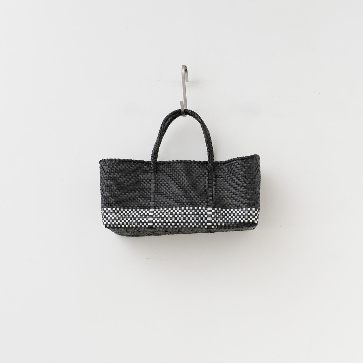 Cilantron｜MERCADO BAG size:S（BLACK×WHITE）