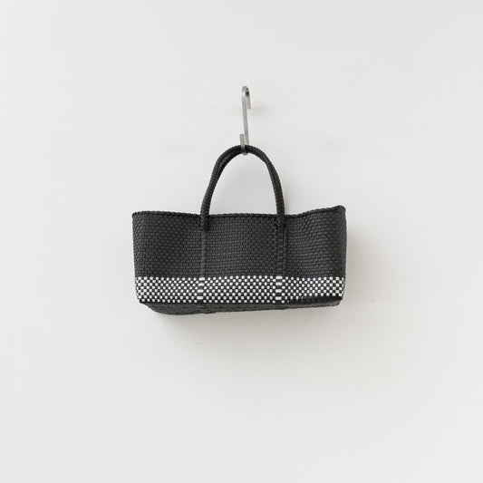 Cilantron｜MERCADO BAG size:S（BLACK×WHITE）