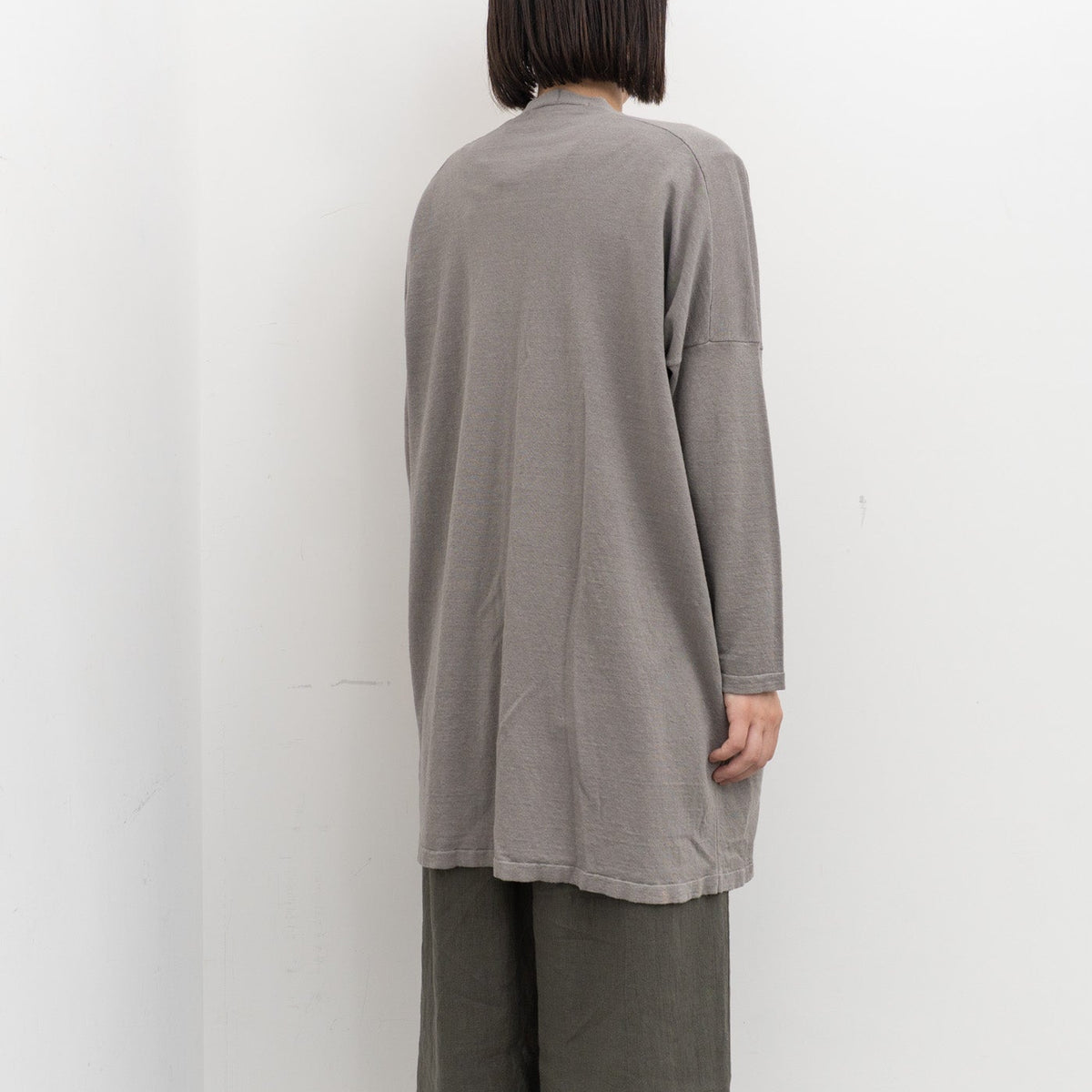 evam eva｜hemp cotton robe E261K115