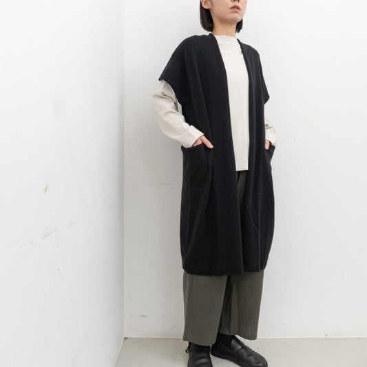 evam eva｜wool long vest E263K066